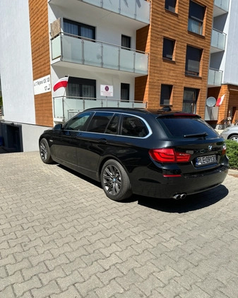 BMW Seria 5 cena 47000 przebieg: 204000, rok produkcji 2012 z Leszno małe 56
